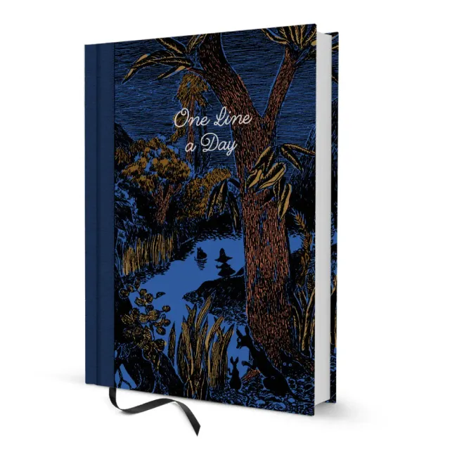 Moomin Evening Swim journal 5 ans anglais 12 x 17 cm