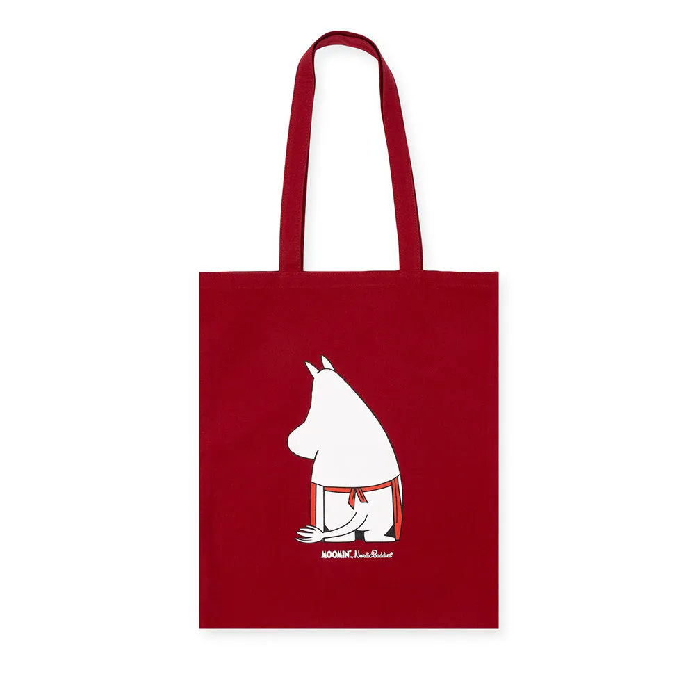 Moomintroll Moominmamma tote bag rouge 38x42 cm coton