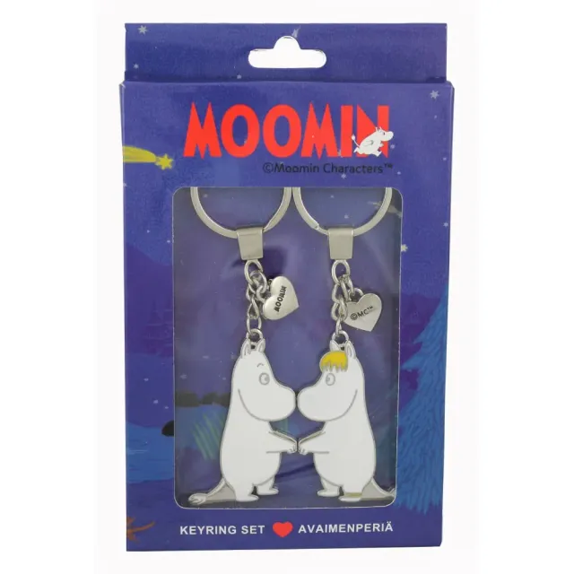 Moomintroll & Snorkmaiden Porte-clés Aimantés Lot de 2