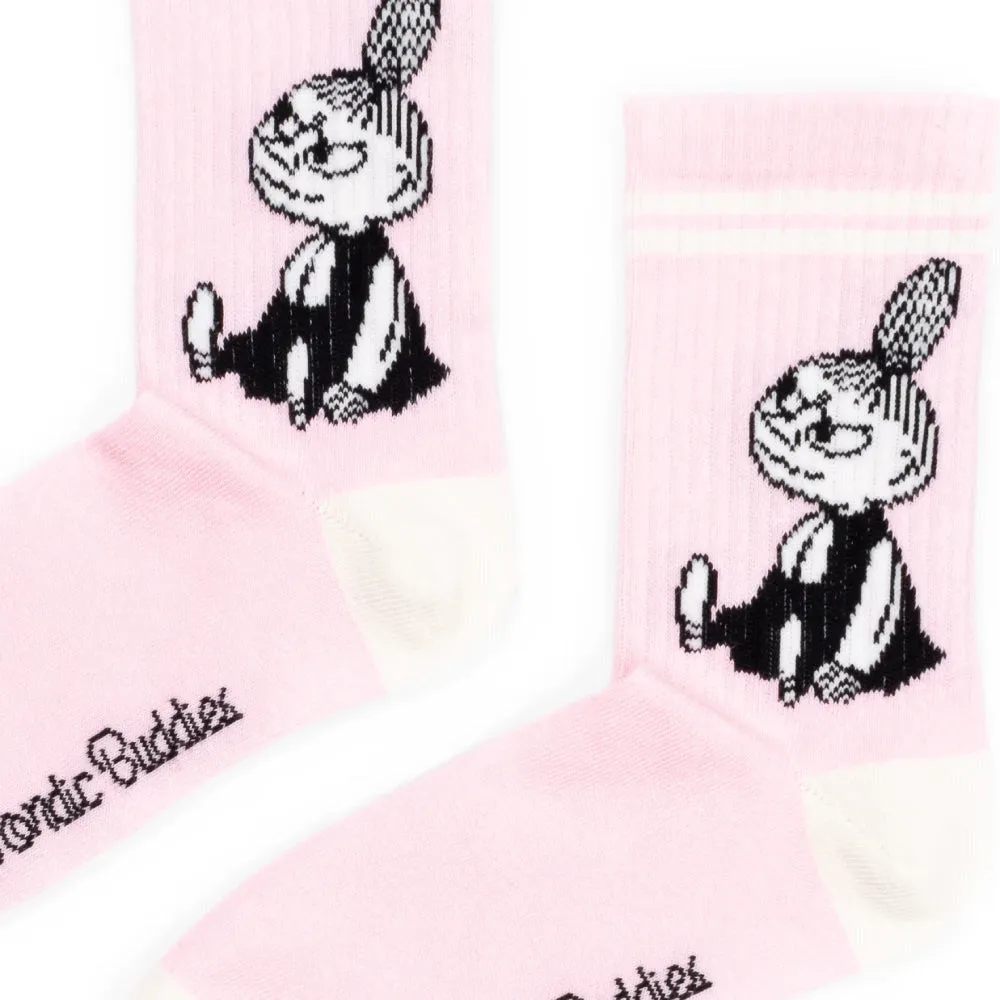 Moomintroll Little My chaussettes rétro rose 36-42 coton