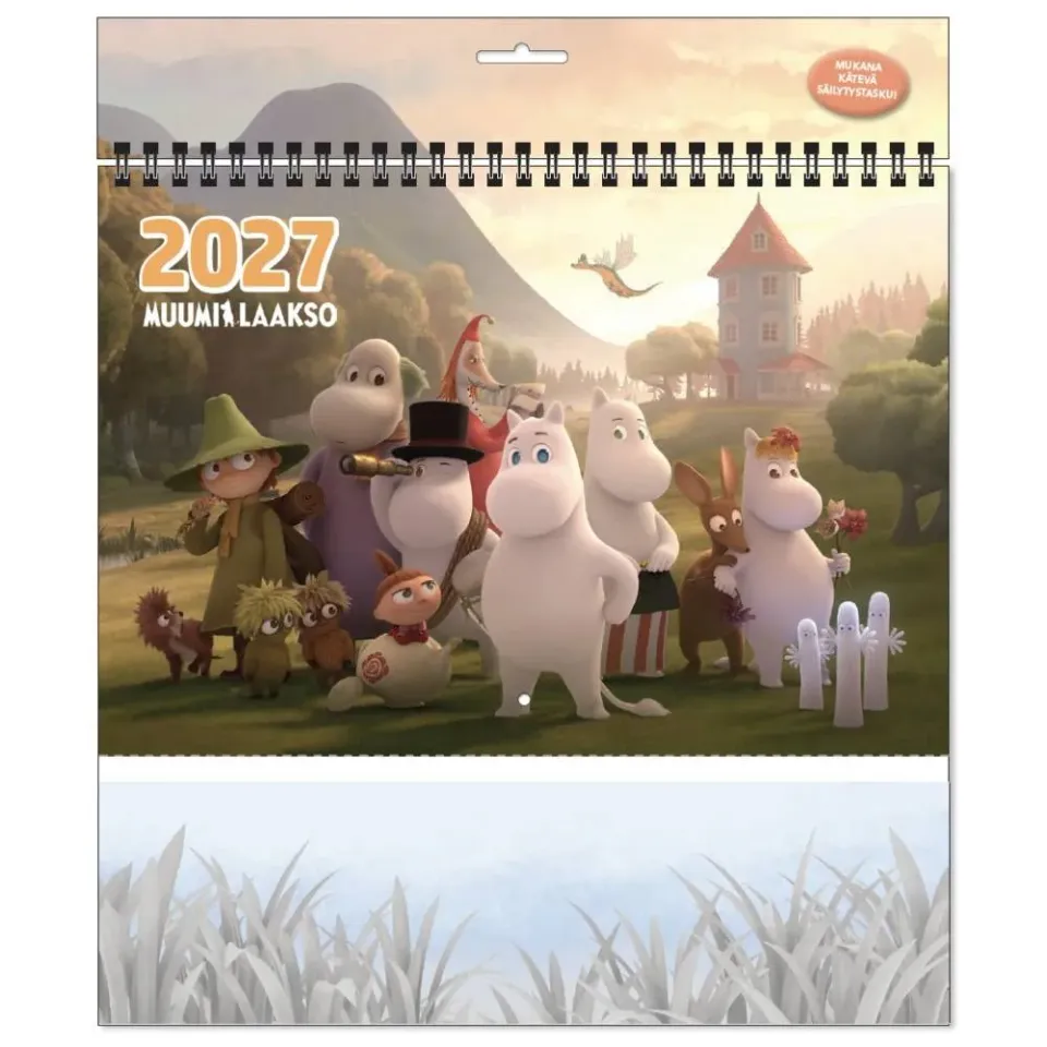 Moomintroll Moominvalley Calendrier Mural 2027 40x30 cm