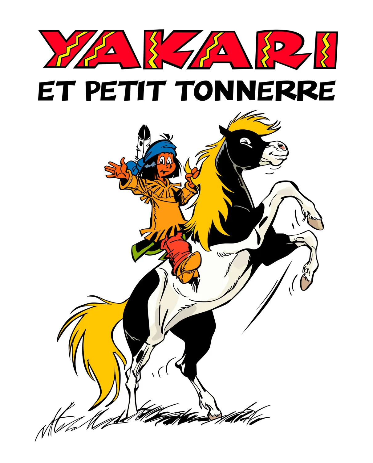 Pixgoodies Yakari et Petit Tonnerre t-shirt coton