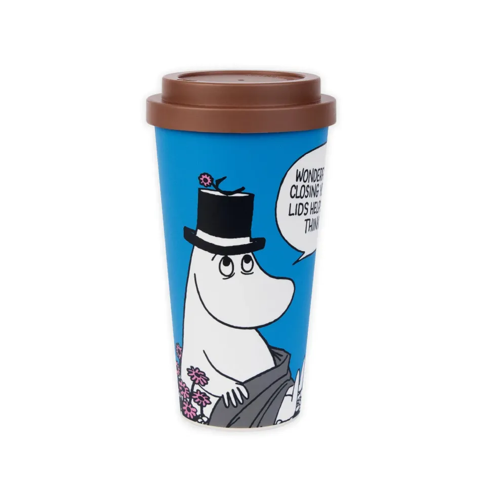 Moomintroll Moominpappa Wondering Mug 450 ml bleu