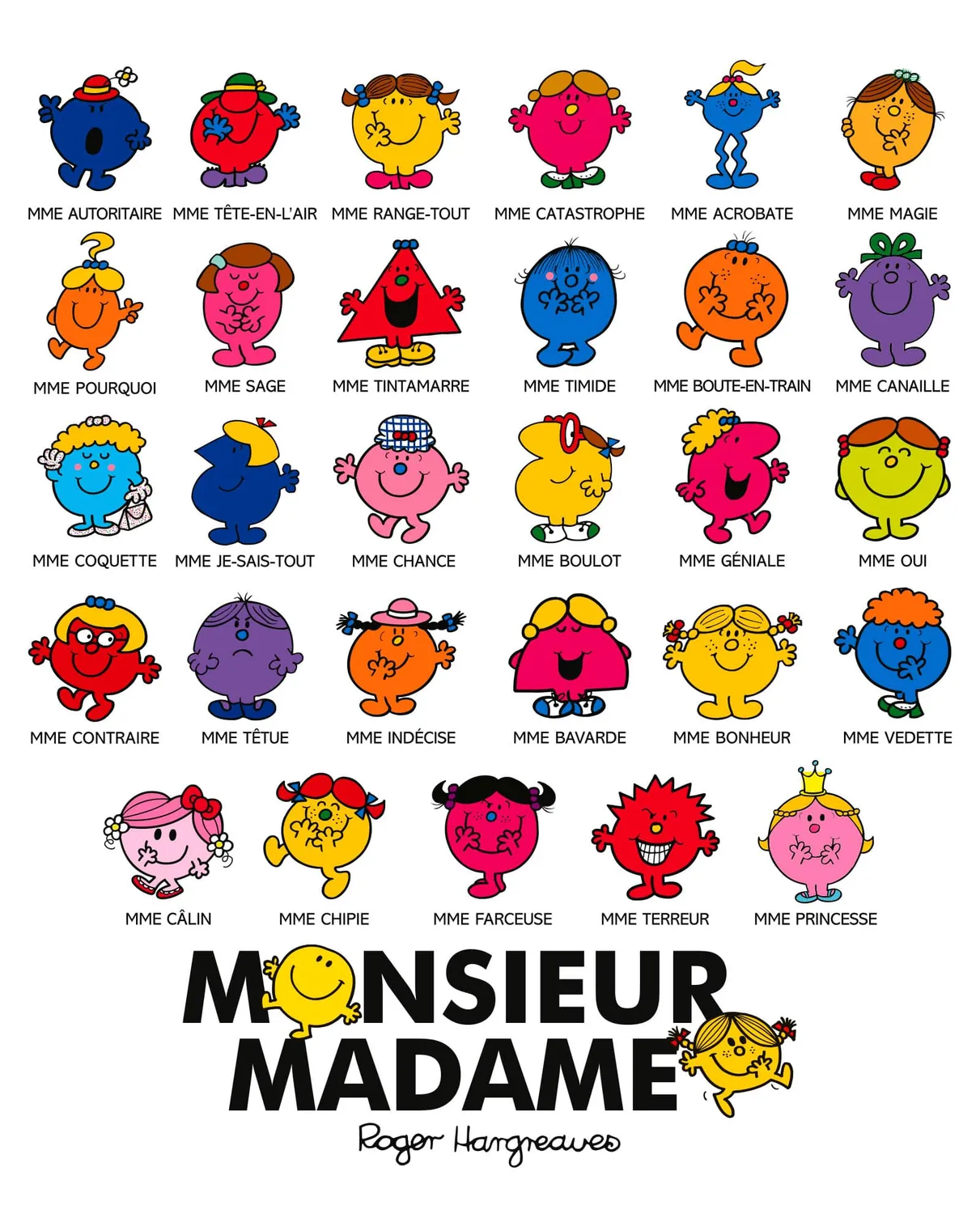 Pixgoodies Monsieur Madame mug céramique 325 ml Personnages