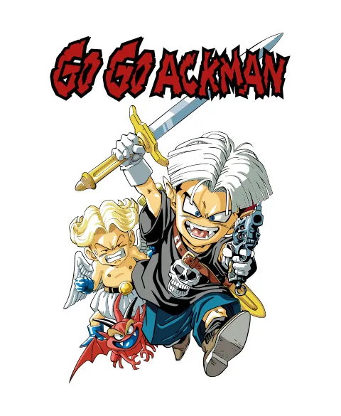 Pixgoodies Go! Go! Ackman Trunks est un démon t-shirt coton