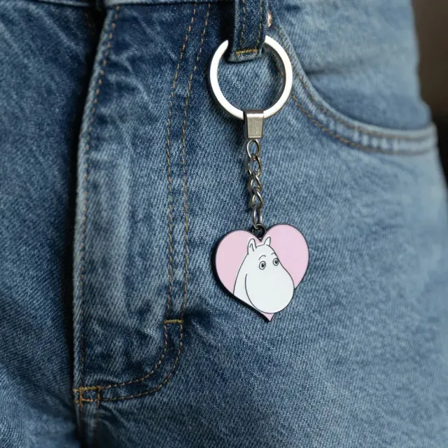 Moomintroll Love porte-clés métal 6 cm