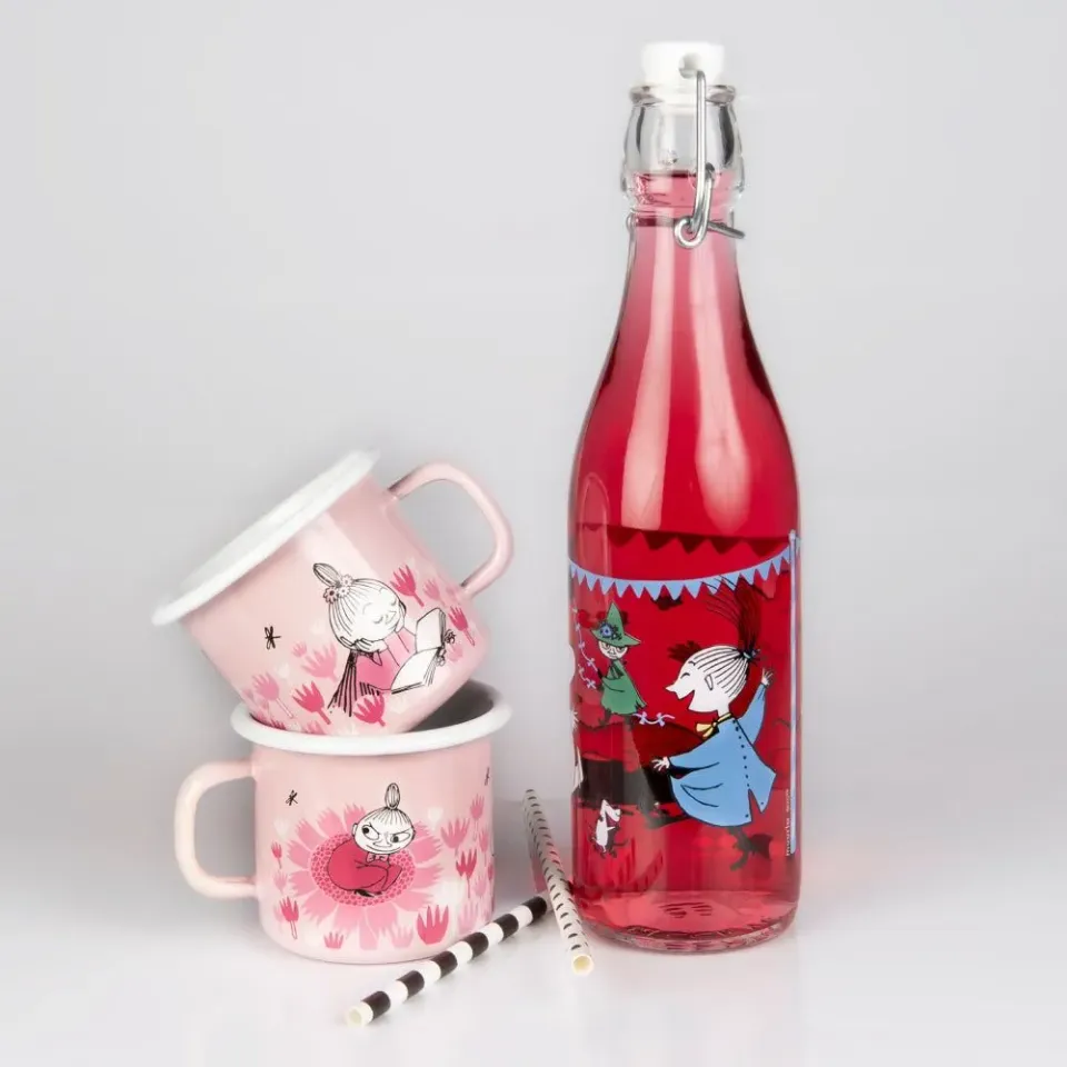 Moomintroll Moomin Girls mug émaillé rose 2,5 dl