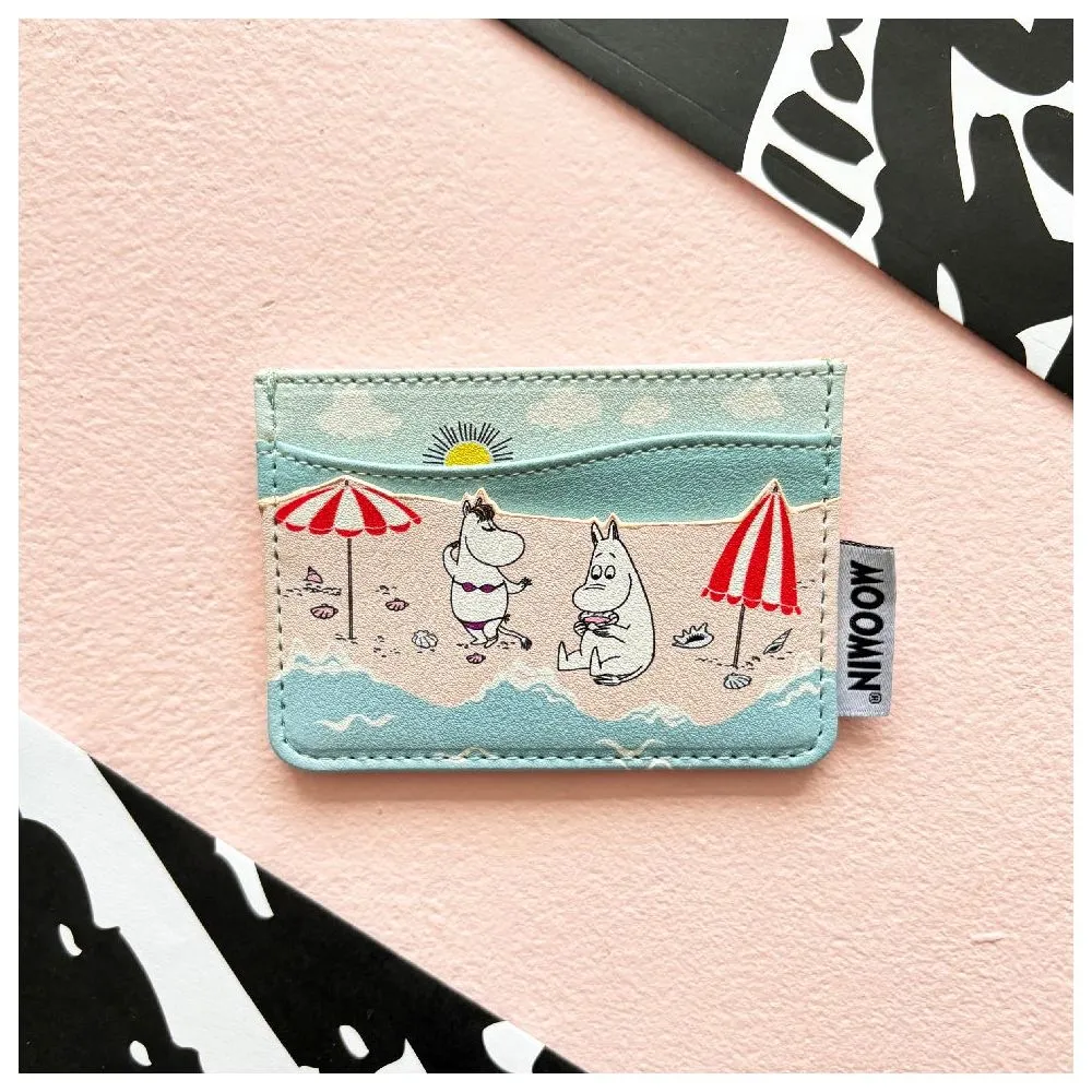 Moomintroll Beach porte-cartes Moomin plage 7x10 cm