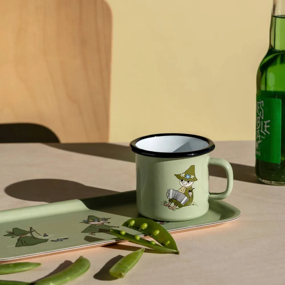 Moomintroll Retro plateau Snufkin vert 27 x 13 cm