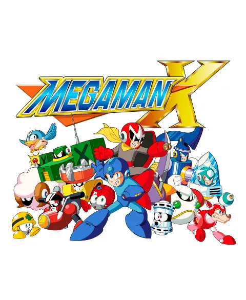 Pixgoodies Megaman X Héritier de Rock t-shirt