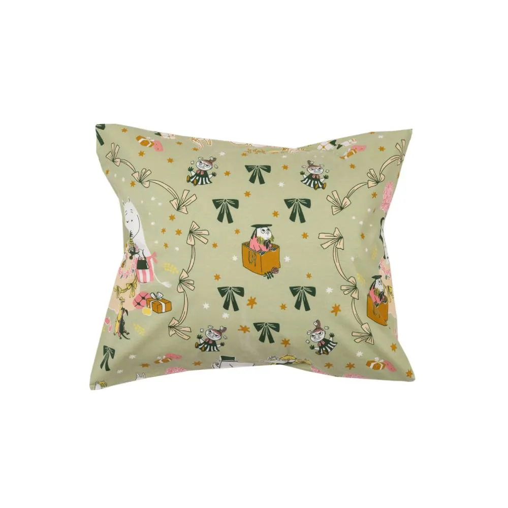 Moomintroll Gift of Love Parure de Lit Verte 150x210 cm