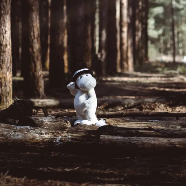 Moomintroll Moominpappa peluche déco 38 cm édition limitée