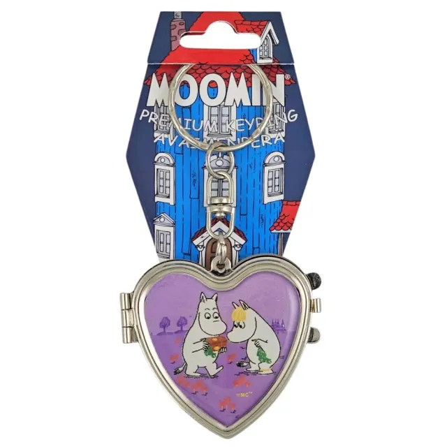 Moomintroll Heart porte-clés miroir coeur 9 cm