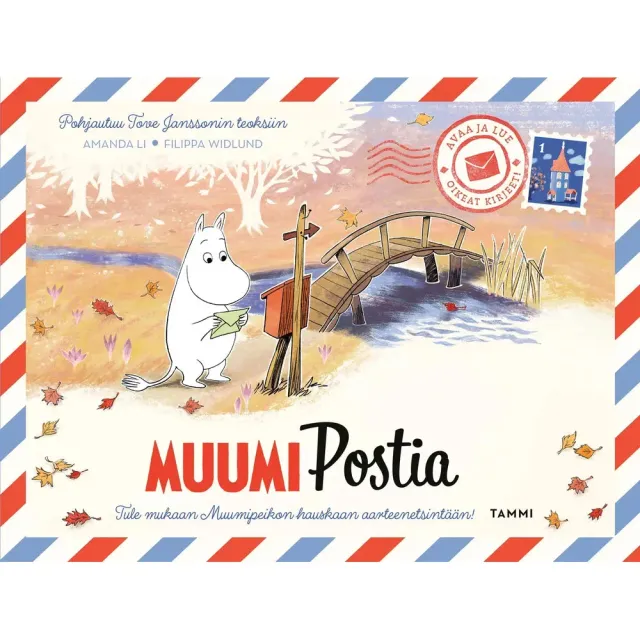 Moomintroll Muumipostia livre interactif finnois chasse au trésor