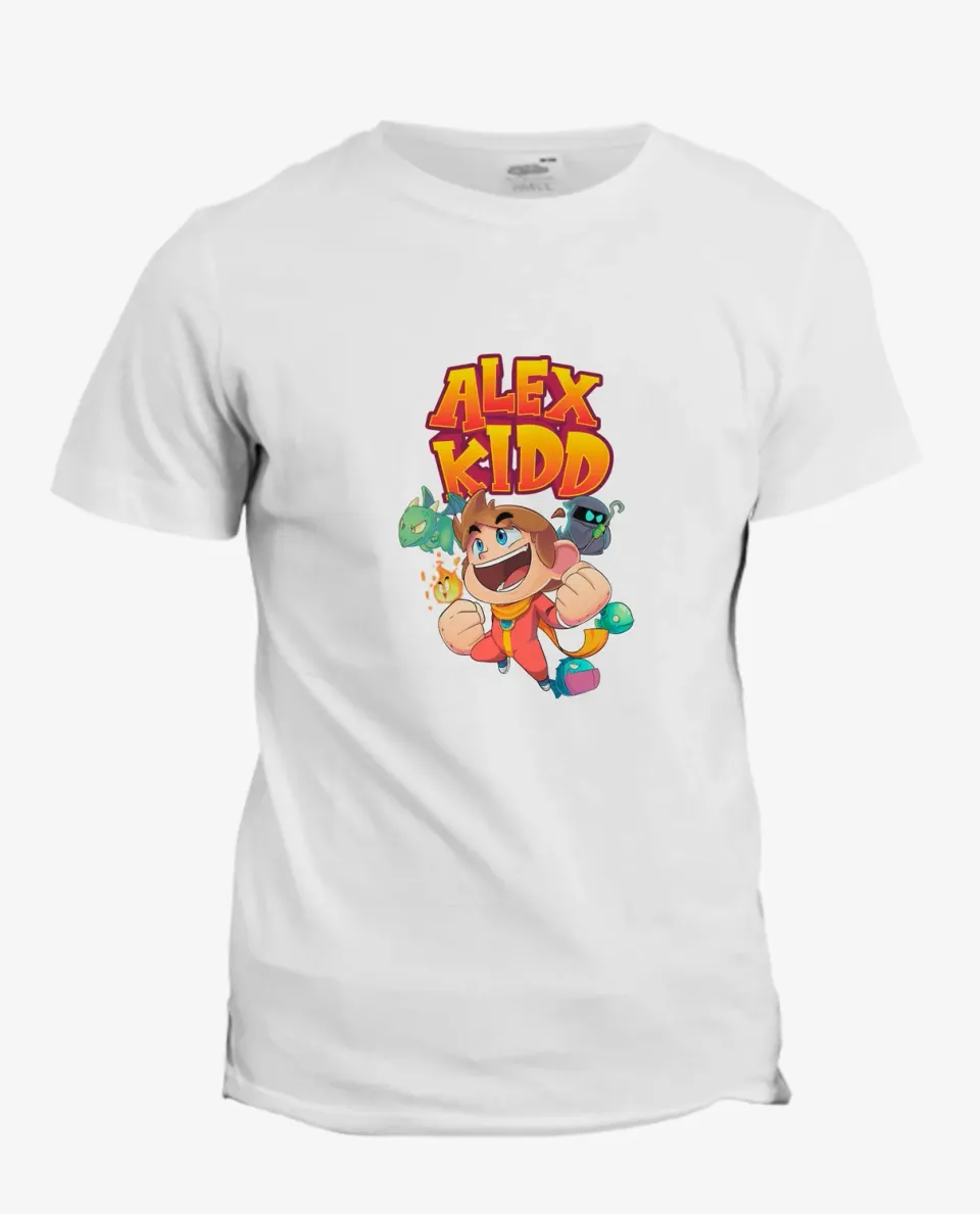Alex Kidd DX t-shirt coton rétro gaming