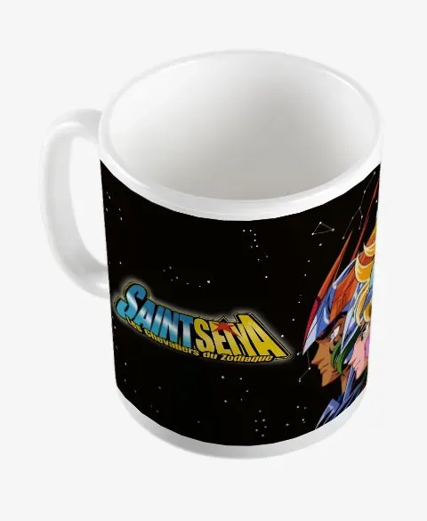 Pixgoodies Chevaliers du Zodiaque shônen culte mug céramique