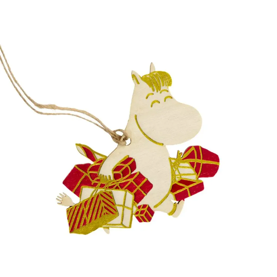 Moomintroll décoration Noël contreplaqué 8,5 cm