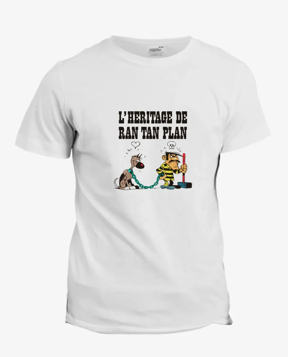 Pixgoodies Rantanplan Dalton Lucky Luke t-shirt coton