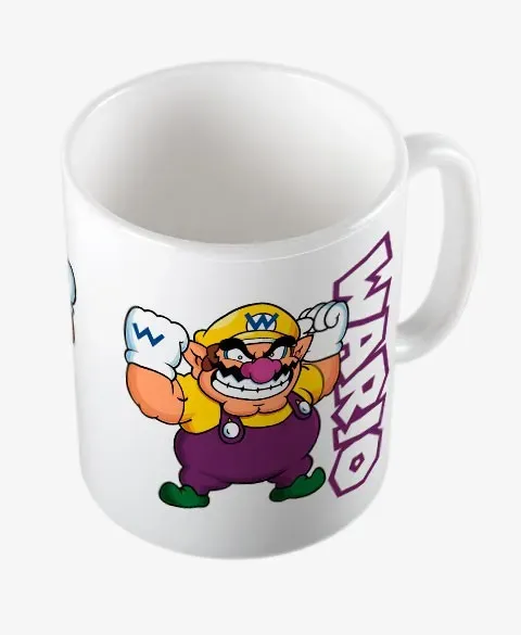 Pixgoodies Mario Wario mug céramique double maléfique
