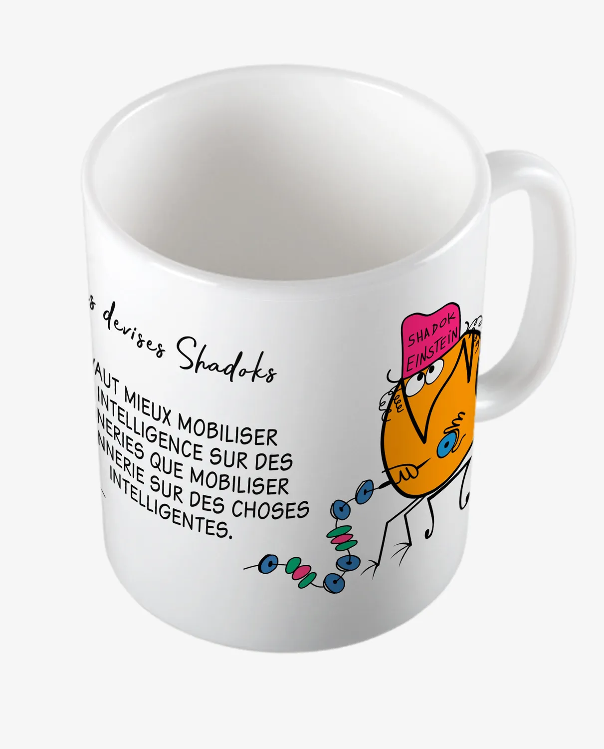 Pixgoodies Les Shadoks Mobiliser sa connerie mug en céramique