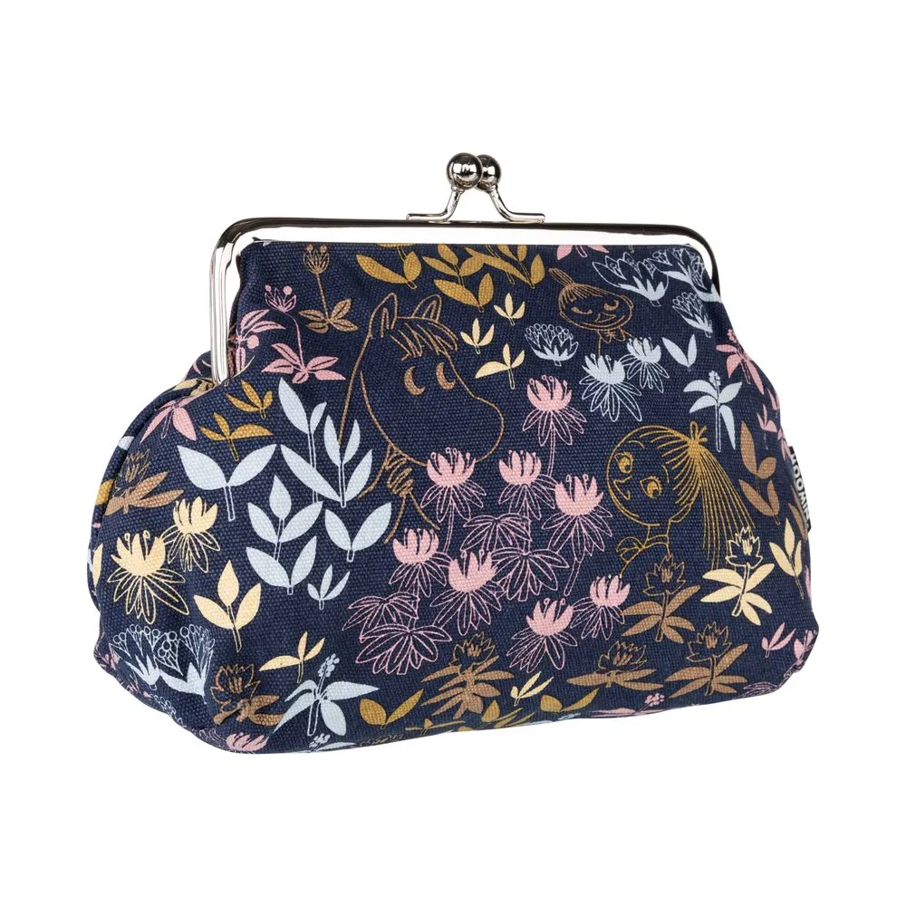 Moomintroll Primrose pochette bleue 20x15 cm coton