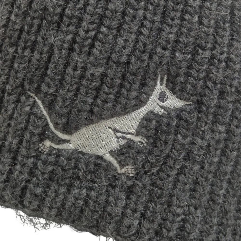 Moomintroll bonnet tricote adulte angora