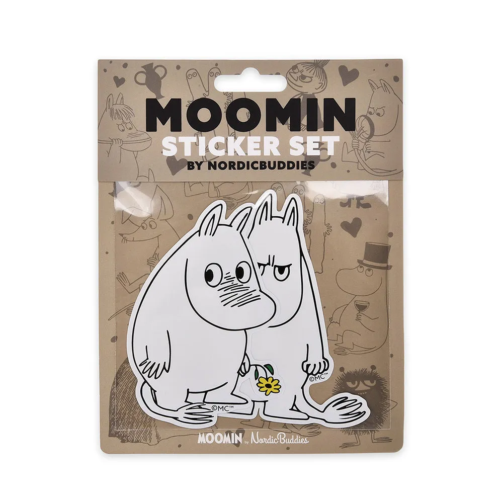 Moomintroll Angry stickers XL lot de 2 papier 14-16 cm