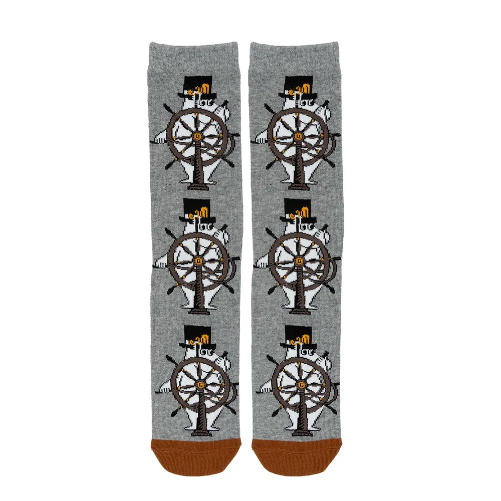 Moomintroll Moominpappa Helm chaussettes gris 40-45
