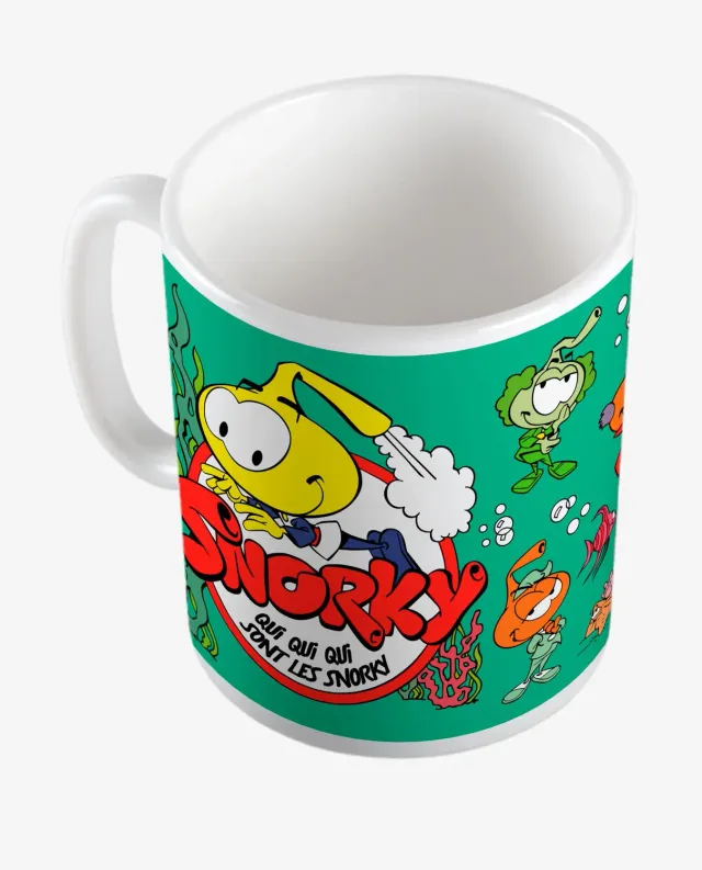 Pixgoodies Les Snorky mug céramique dessin animé