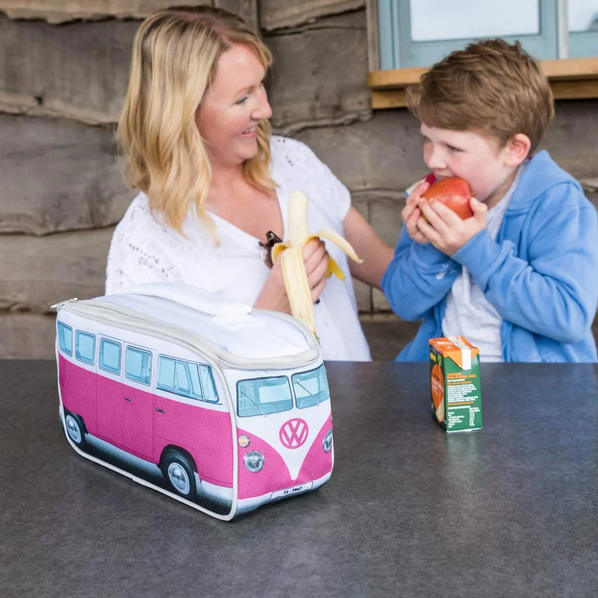 Brisa sac déjeuner isotherme T1 Bulli Bus rose
