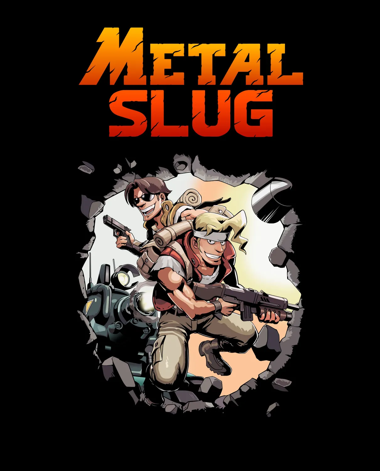 Pixgoodies Metal Slug t-shirt coton arcade