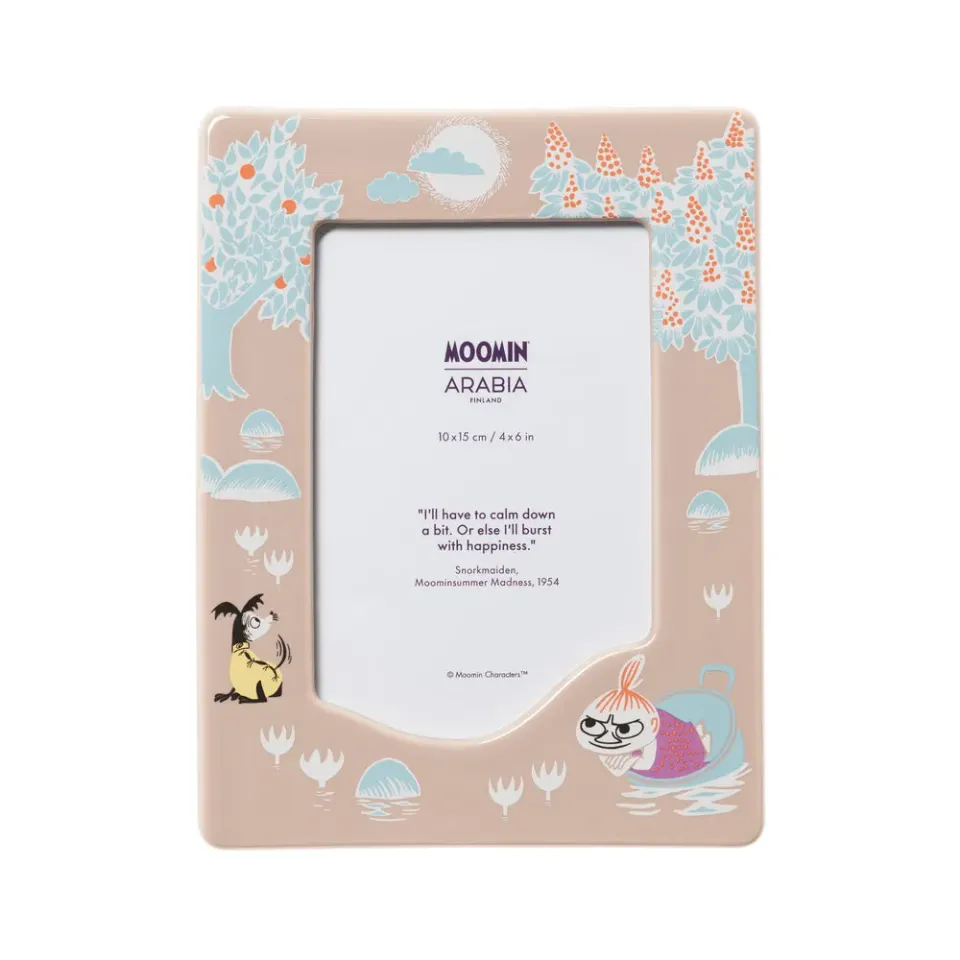 Moomintroll Under The Umbrella Moomin cadre photo 10x15 cm beige