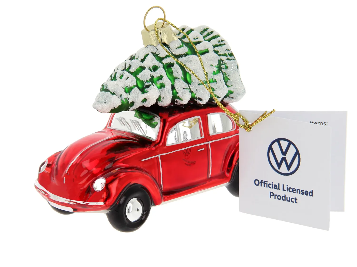 Brisa VW Collection décoration Noël verre peinte main