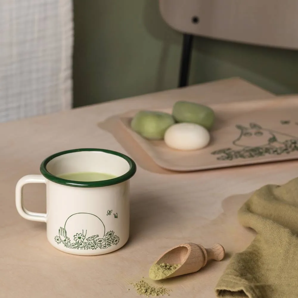 Moomintroll Summer Crush mug émaillé 37 cl vert