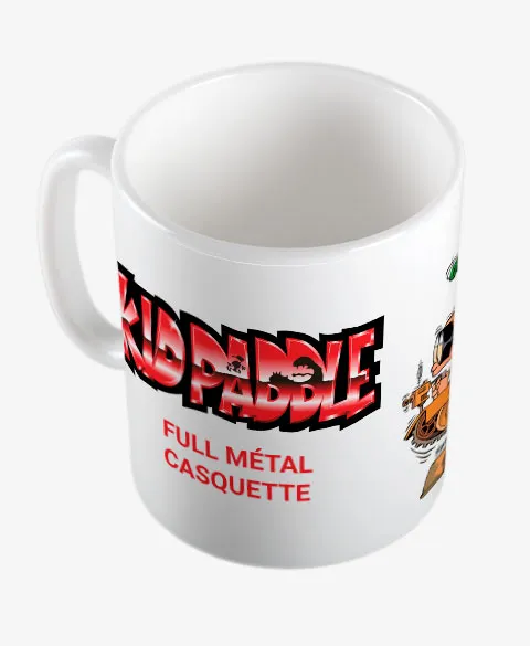 Pixgoodies Kid Paddle Full Métal Casquette mug
