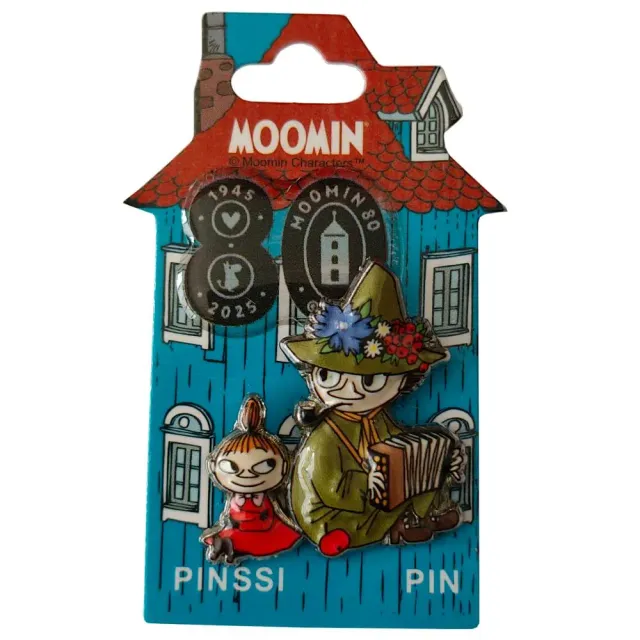Moomintroll Snufkin Little My pin's métal 3D