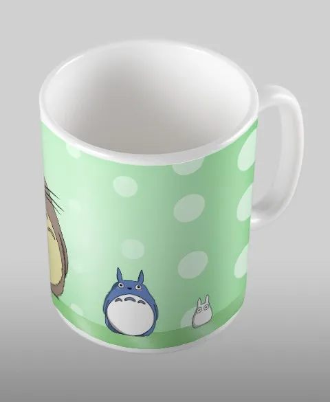 Pixgoodies Mon Voisin Totoro Trois Totoros mug céramique Ghibli