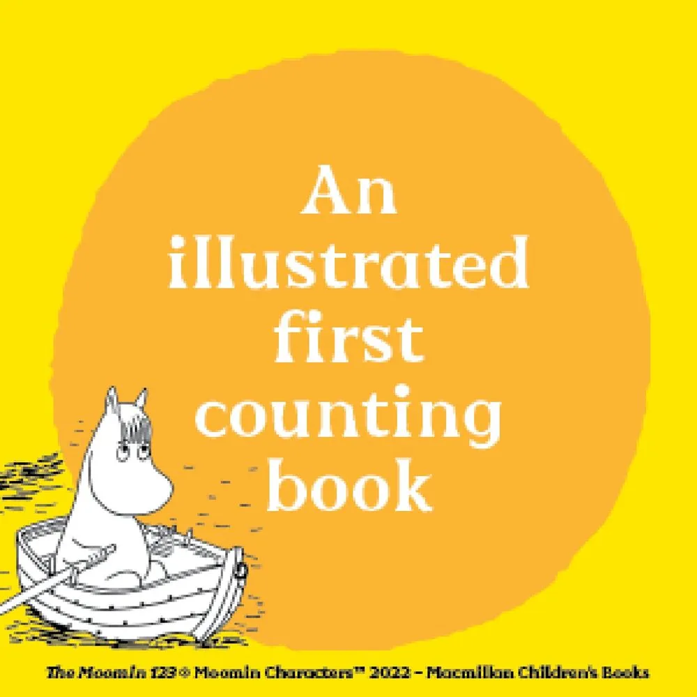 Moomintroll 123 livre à compter anglais illustré