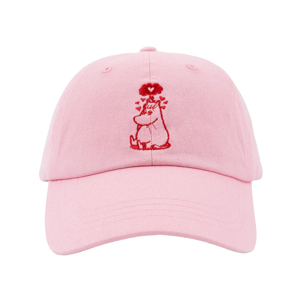 Moomintroll Snorkmaiden Heart casquette rose
