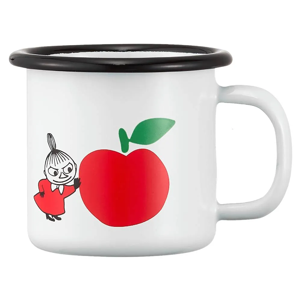 Moomintroll Joyfull Apples mug émaillé pomme