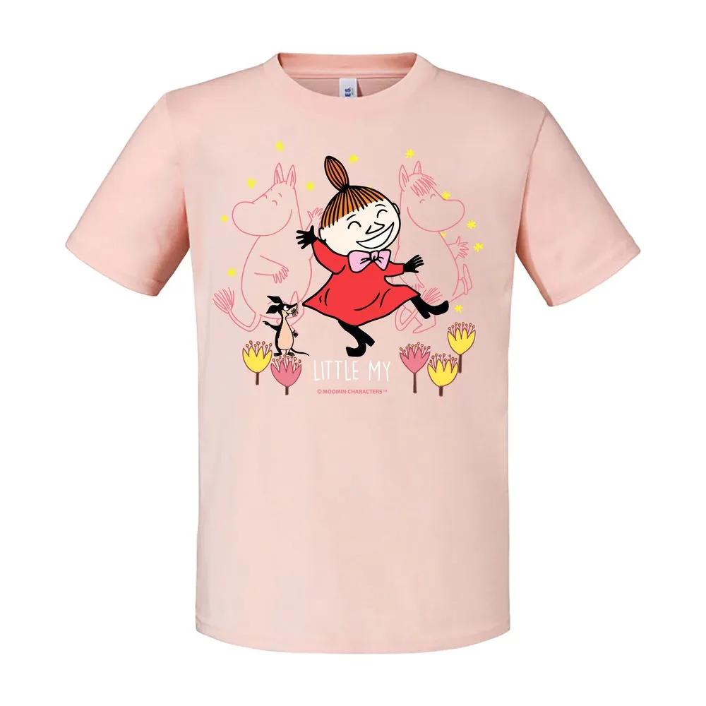 Moomintroll Little My Friends t-shirt enfant rose