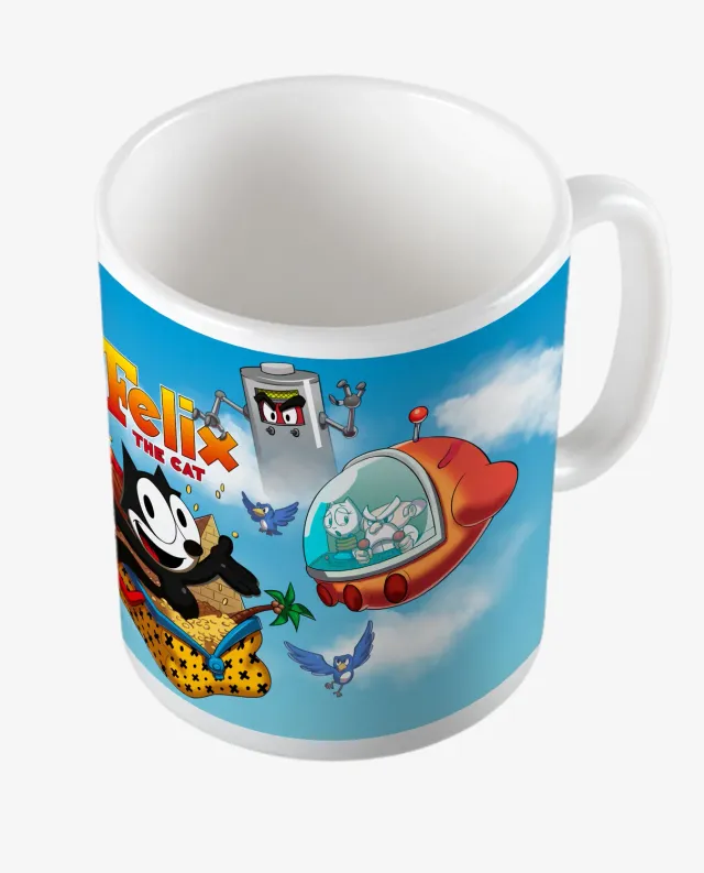 Pixgoodies Félix le Chat en jeux vidéo mug 325 ml en céramique