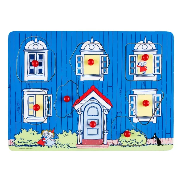 Moomintroll Moominhouse puzzle bois 8 pièces