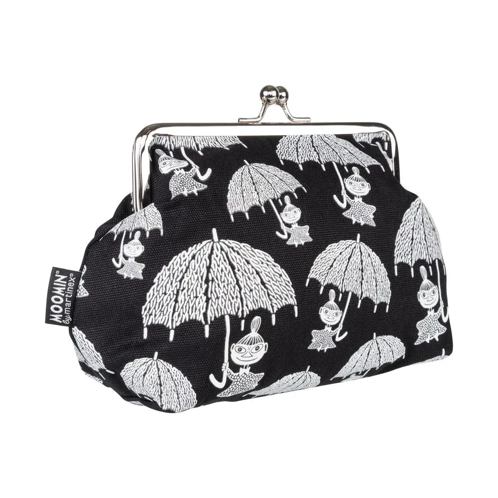 Moomintroll Little My Rain pochette noir blanc