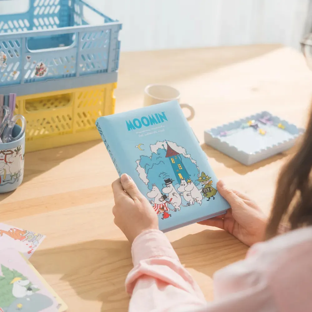 Moomintroll Carnet Stylo Bleu Coffret Cadeau A5