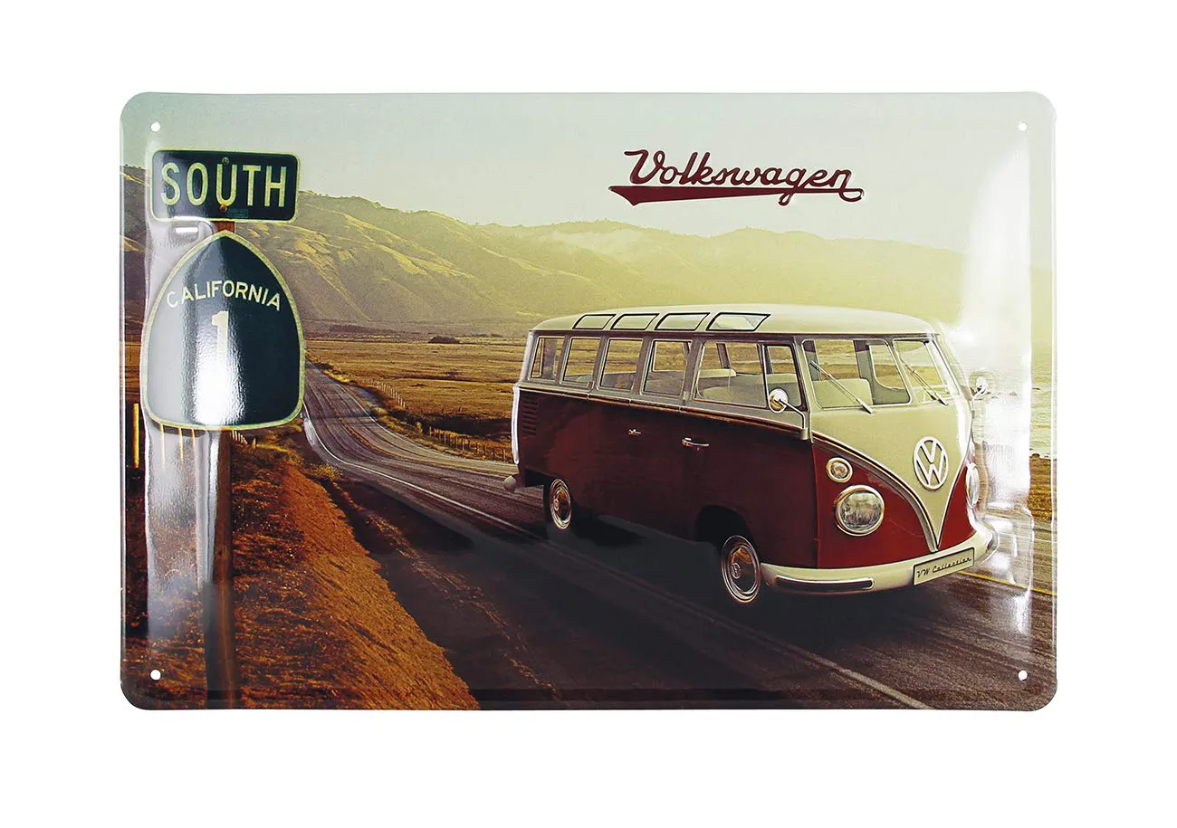 Brisa VW Collection T1 Bus Combi plaque métal 30x20 cm