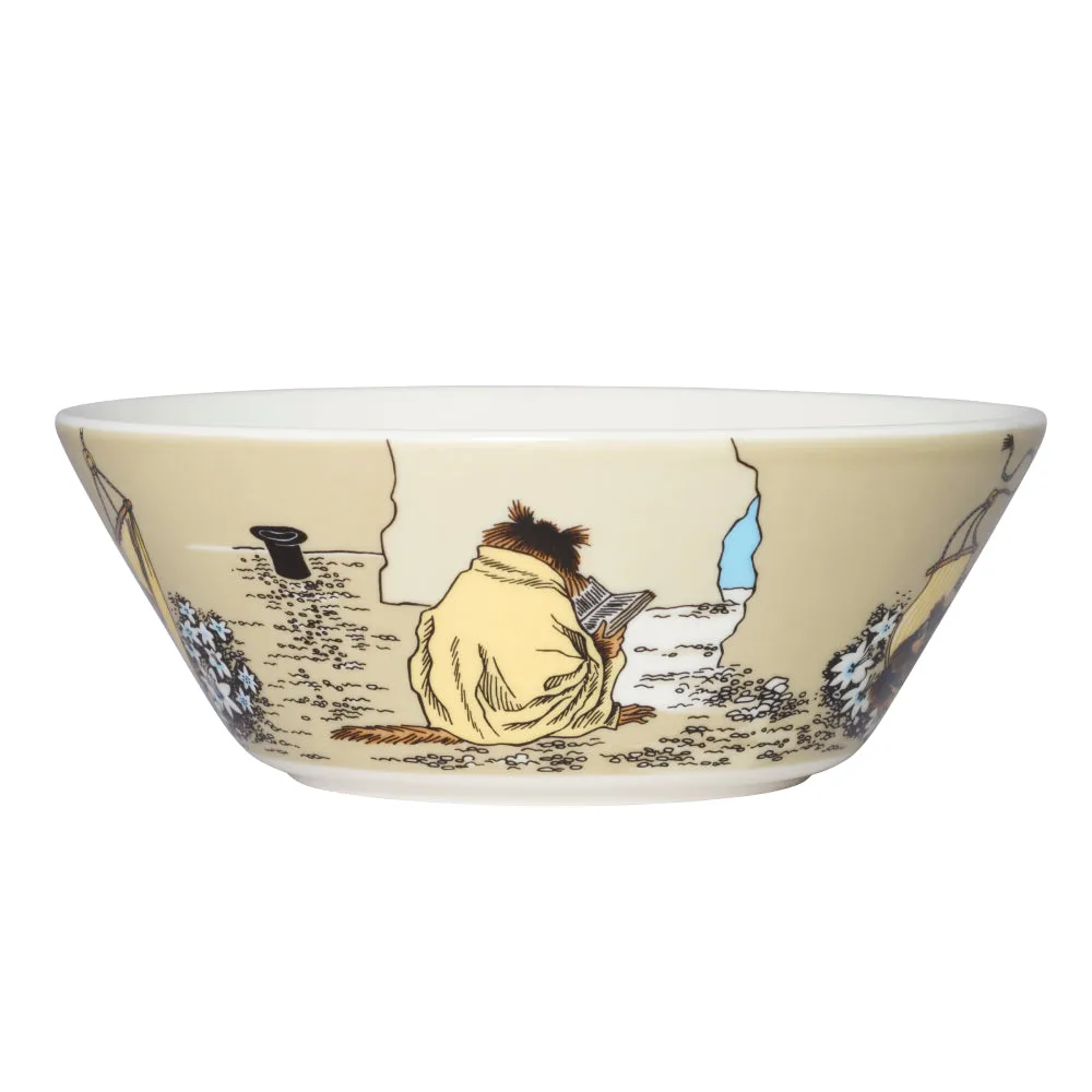 Moomintroll Muskrat assiette beige 19 cm