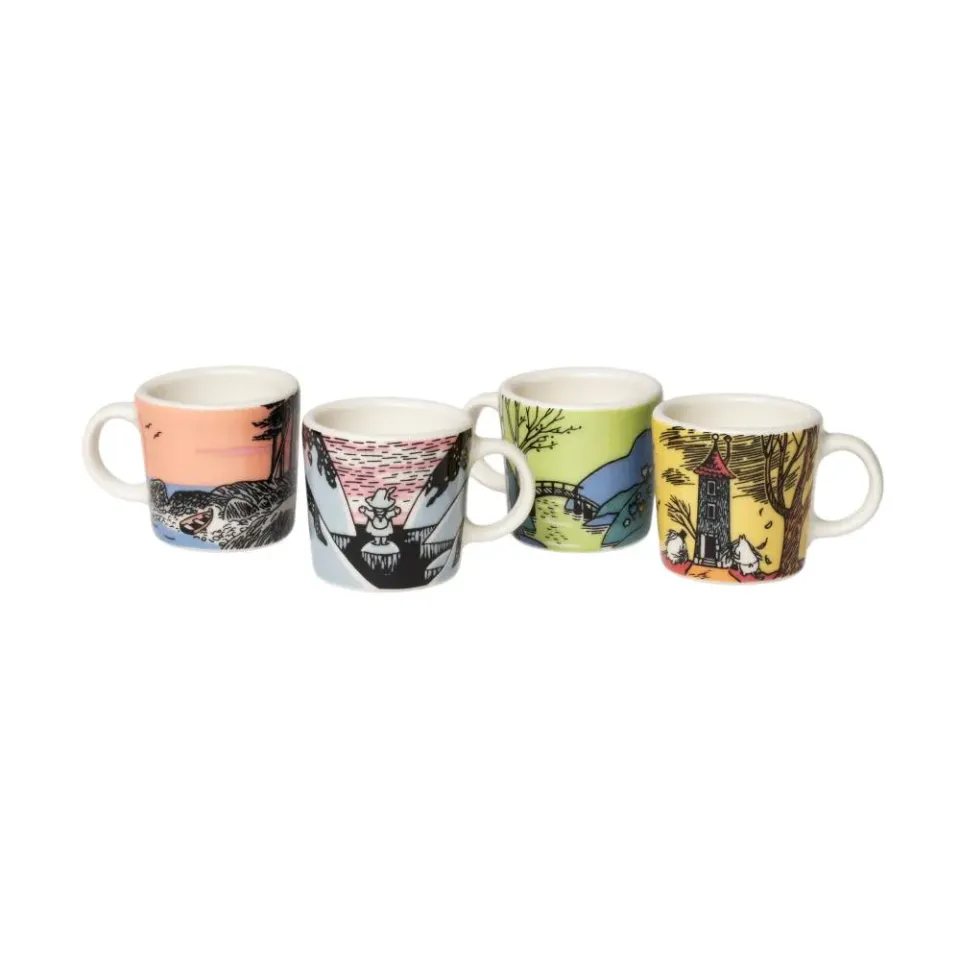 Moomintroll Moomin's Day mini mugs lot de 4 saisons