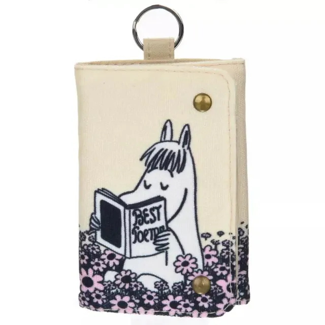 Moomintroll Snorkmaiden portefeuille toile jaune poche