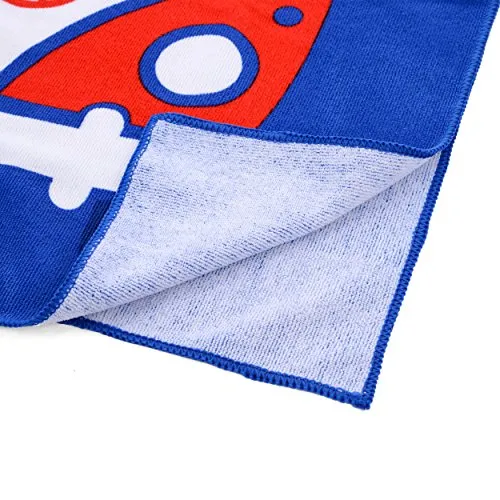 Brisa Volkswagen poncho enfant bleu à capuche